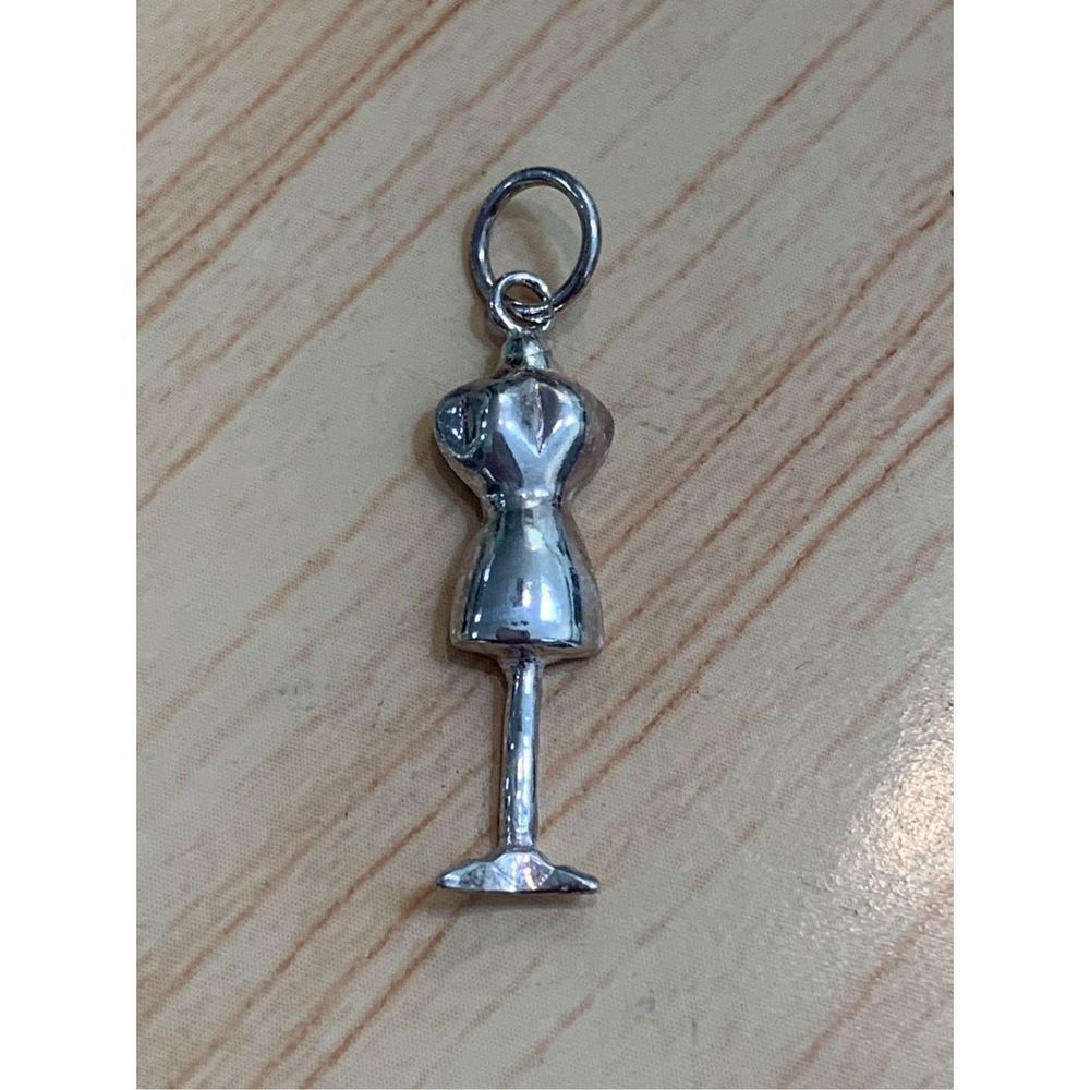 .925 Mannequin Sterling Silver Jewelry Charm #fashion